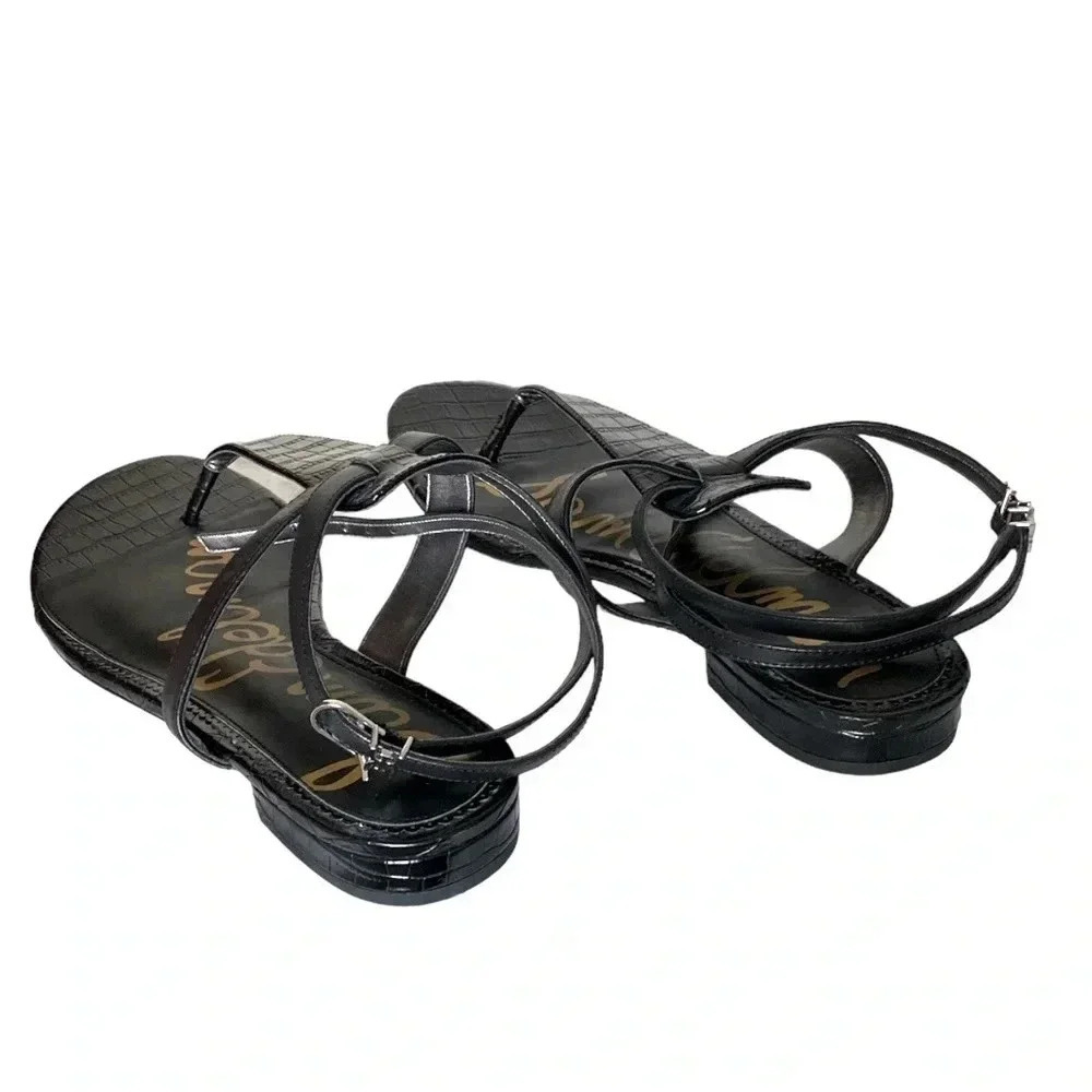 SAM EDELMAN | Leather Strappy  Adjustable Slingback Buckle Sandals Size 10.5